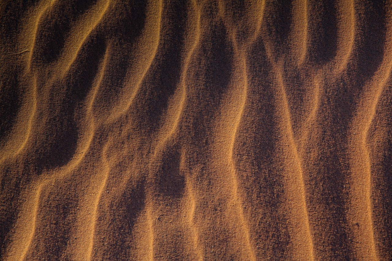 Ripples of sand