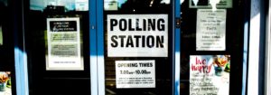 Photo of a polling station